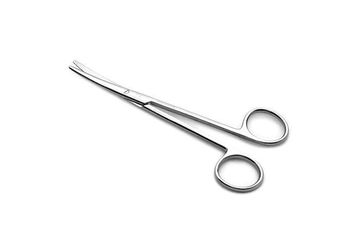 Scissors with round tip