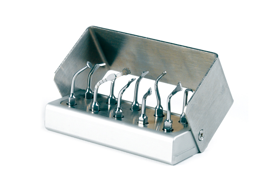 Kit with 6 insert tips (5 sharp, 1 smoothing)